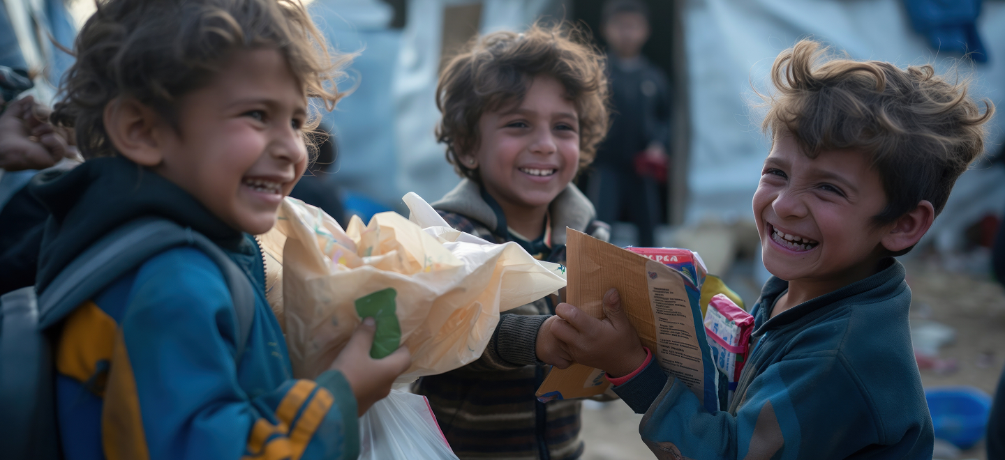 مشروع توزيع مئات البطانيات على الآسر النازحة 